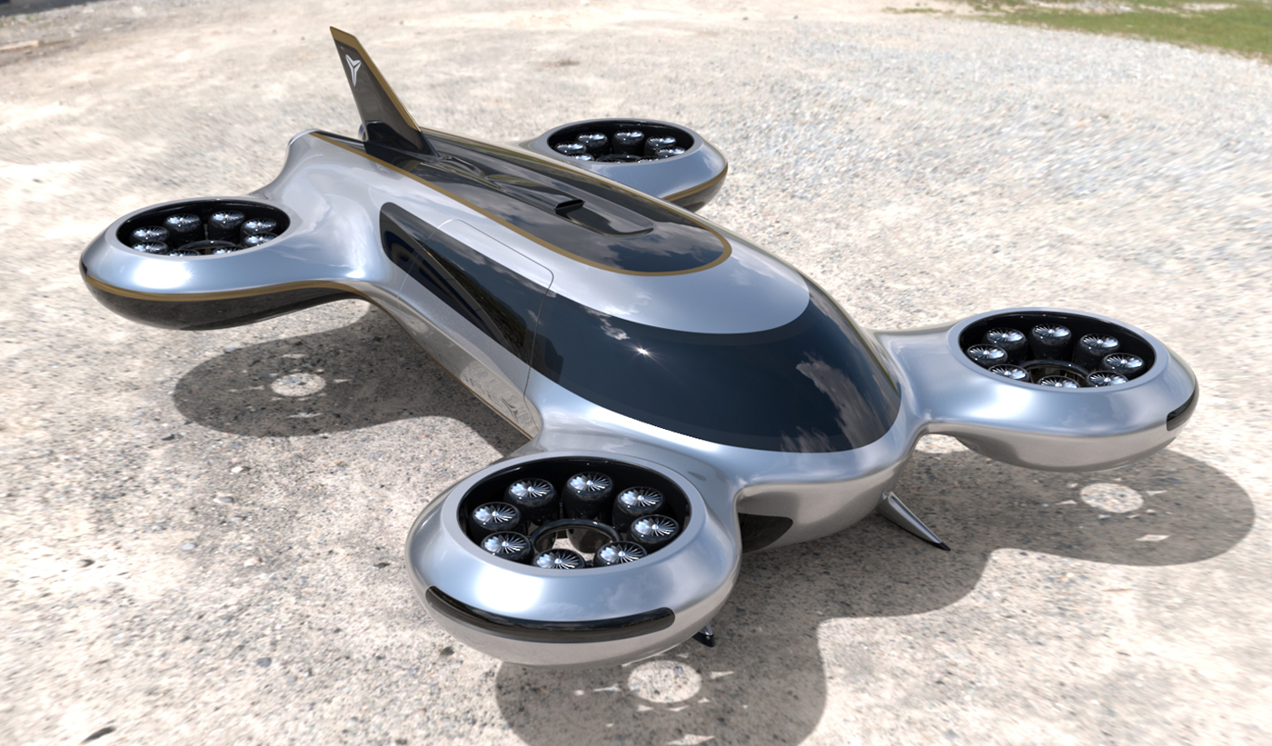 Saean Group WiD-Sky passenger hybrid-electric VTOL concept design aircraft Saean Group WiD-Sky passenger hybrid-electric VTOL concept design aircraft